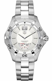 Tag Heuer Aquaracer Grand Date Silver Dial Men's Watch WAF1011.BA0822