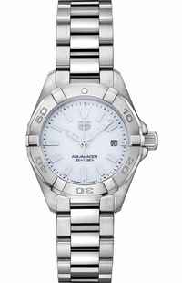 Tag Heuer Aquaracer Mother of Pearl Dial 27mm Women's Watch WBD1411.BA0741
