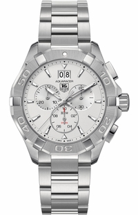 Tag Heuer Aquaracer Silver Dial Chronograph Men's Watch CAY1111.BA0925