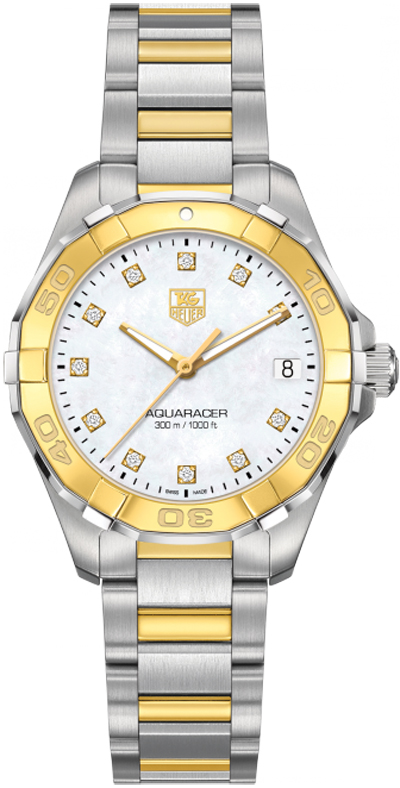 WAY1351.BD0917 TAG Heuer Gold Diamond Watch display picture 2