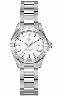 Tag Heuer Aquaracer White Pearl Dial Swiss Women's Watch WAY1412.BA0920