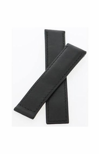 Tag Heuer Carrera 19mm Inlet Black Leather OEM Watch Strap FC6201