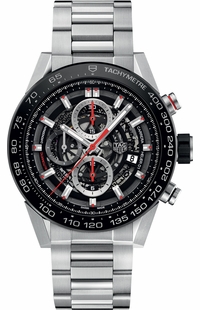 Tag Heuer Carrera Automatic Black Dial Steel Men's Watch CAR2A1W.BA0703