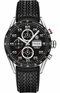 Tag Heuer Carrera Black Dial Chronograph Men's Watch CV2A1R.FT6033
