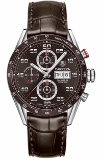 Tag Heuer Carrera Calibre 16 Brown Dial Men's Watch CV2A1S.FC6236