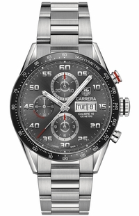 Tag Heuer Carrera Chronograph Anthracite Dial Men's Watch CV2A1U.BA0738