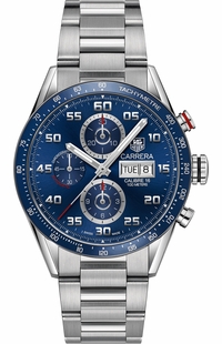 Tag Heuer Carrera Chronograph Blue Dial Men's Watch CV2A1V.BA0738