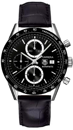 【ジャンク品相当】TAG Heuer Carrera 自動巻き CV2010 CV2010.FC6266 TAG Heuer Carrera Automatic Chronograph Mens Watch