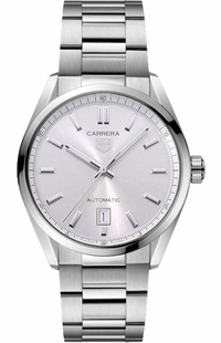 Tag Heuer Carrera Date Silver Dial Steel Men's Watch WBN2111.BA0639
