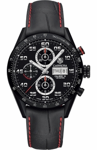 Tag Heuer Carrera Day-Date 43mm Black Dial Men's Watch CV2A81.FC6237