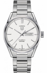 Tag Heuer Carrera Day Date Silver Dial Men's Watch WAR201B.BA0723