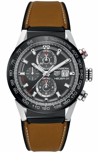 Tag Heuer Carrera Grey Dial Chronograph Men's Watch CAR201W.FT6122