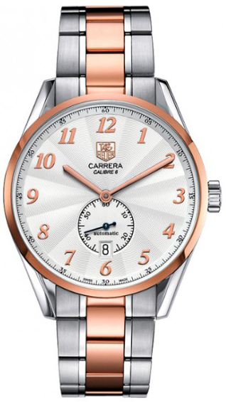 WAS2151.BD0734 TAG Heuer Carrera Mens Automatic Gold Steel Watch