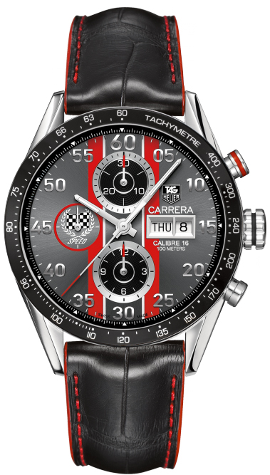 【美品】【日本限定品】TAG Heuer Carrera Calibre 16 Tag Heuer Carrera Calibre 01 Gray Dial Titanium Boxes Rubber