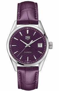 TAG Heuer Carrera Quartz Women's Purple Watch WBK1314.FC8261