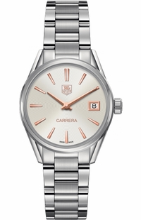 Tag Heuer Carrera Silver Dial Luxury Women's Watch WAR1312.BA0778