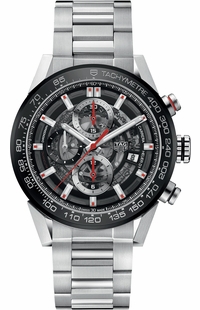 Tag Heuer Carrera Skeleton Black Dial Men's Watch CAR201V.BA0714