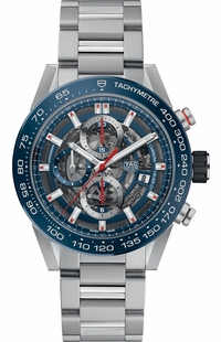 Tag Heuer Carrera Skeleton Blue Dial Men's Watch CAR201T.BA0766
