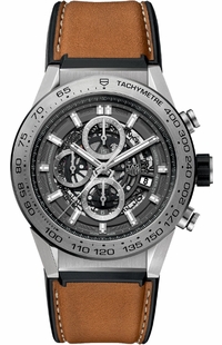 Tag Heuer Carrera Skeleton Grey Dial Men's Watch CAR2A8A.FT6072