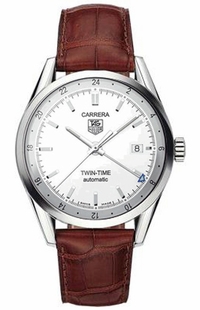 Tag Heuer Carrera Twin-Time 39mm Men's Watch WV2116.FC6181