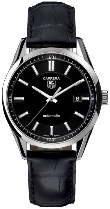 tag heuer leather watch