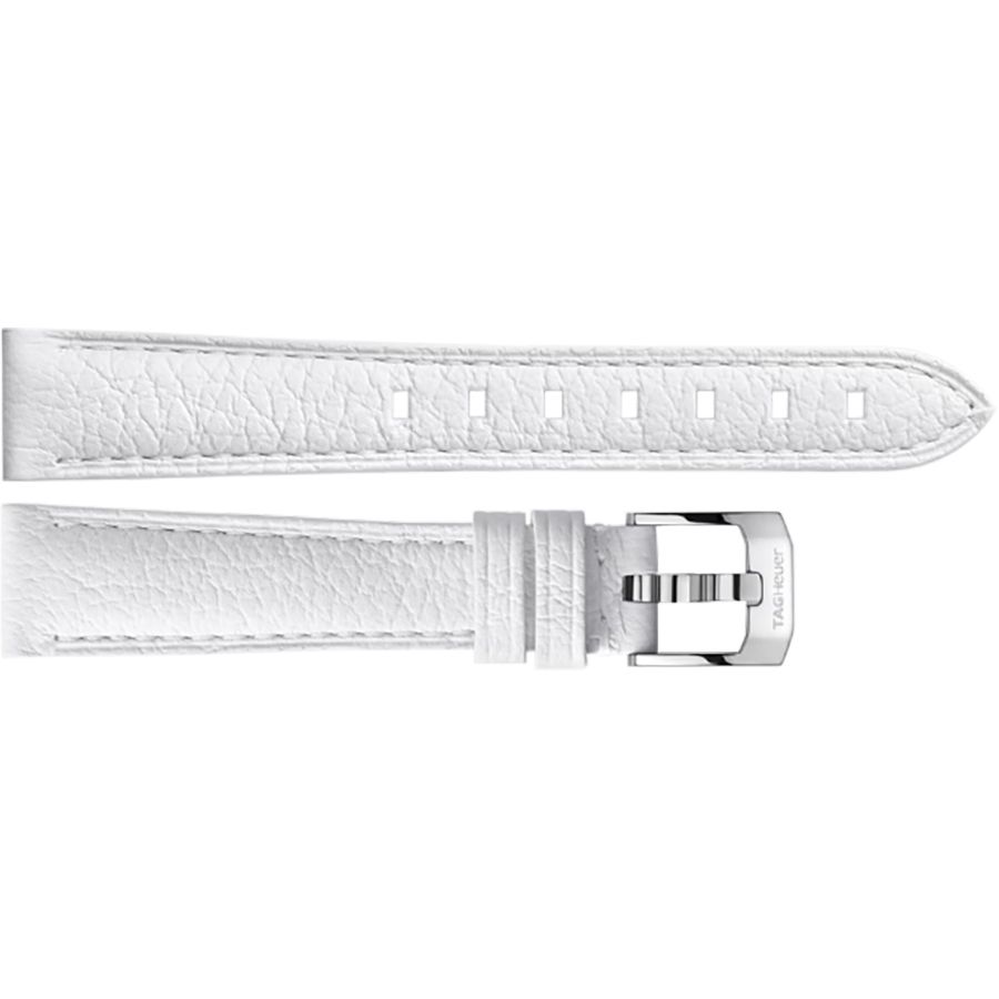 Buy Tag Heuer Formula 16mm White Leather Strap BC0928