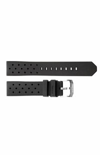 Tag Heuer Formula 1 21mm Perforated Black Rubber Strap BT0724