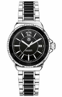 Tag Heuer Formula 1 Black Dial Diamond Women's Watch WAH1212.BA0859