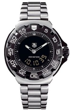 Tag Heuer Formula 1 Stainless Steel Black Dial Men's Watch CAC111D.BA0850