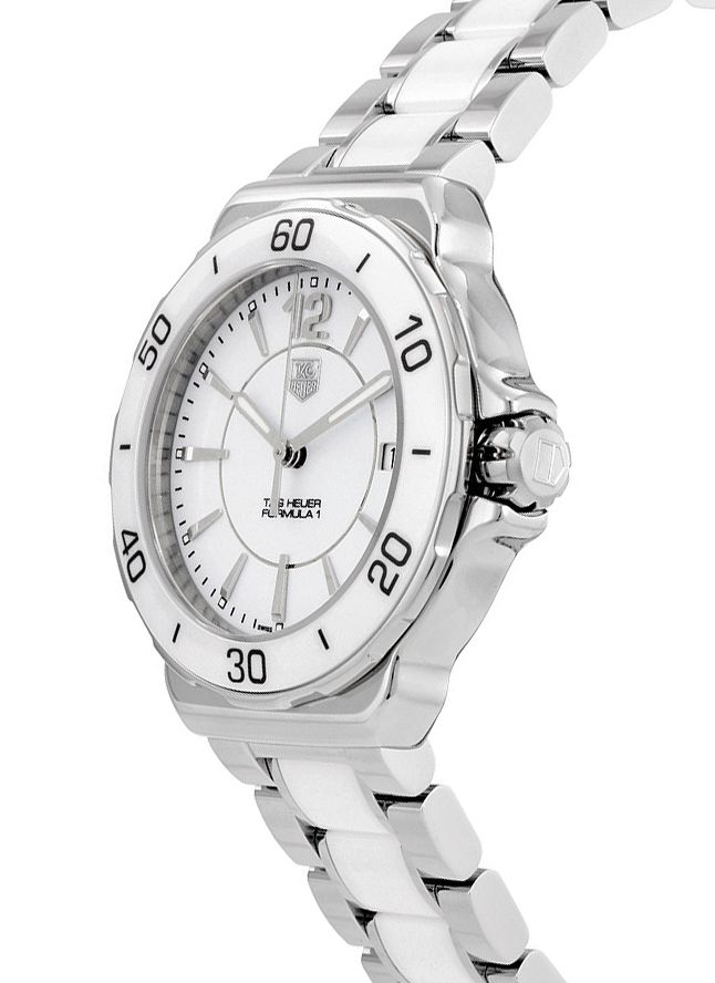 TAG Heuer Formula 1 ホワイト ステンレスとホワイトセラミック WAH1211.BA0861 TAG Heuer Formula One F1 Ceramic Ladies