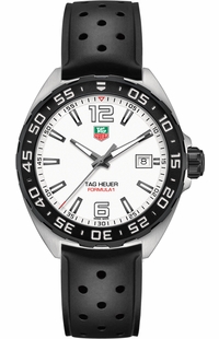 Tag Heuer Formula 1 White Dial 41mm Men's Watch WAZ1111.FT8023