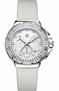 Tag Heuer Formula 1 White Pearl Dial Diamond Women's Watch CAC1310.FC6219