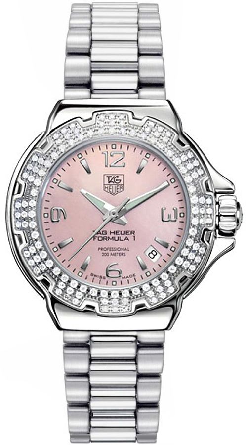稼働 TAG HEUER FORMULA1 364.508 ピンク ベルト破損 😍😍😍Sold!!!😍😍😍 Tag Heuer F1 Classic Ladies 28mm - Rare Pink