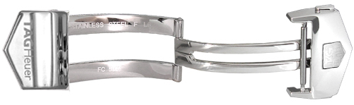 Heuer Carrera Pin Buckle – Stainless Steel, 18 Mm – Genuine New With Tags