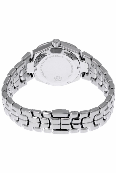 Tag Heuer Link Quartz Diamonds Mother of Pearl Dial Silver Steel Strap Watch for Women - WBC1316.BA0600 main image 1