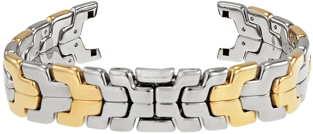 Tag Heuer Link 9mm Inlet 18k Yellow Gold with Stainless  display picture 2