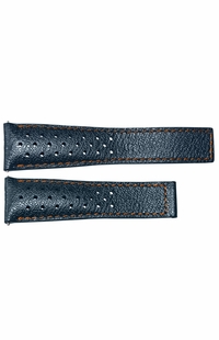 Tag Heuer Monaco 22mm Blue Calfskin Strap FC6401