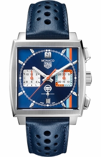 Tag Heuer Monaco X Gulf Stainless Steel Men's Watch CBL2115.FC6494