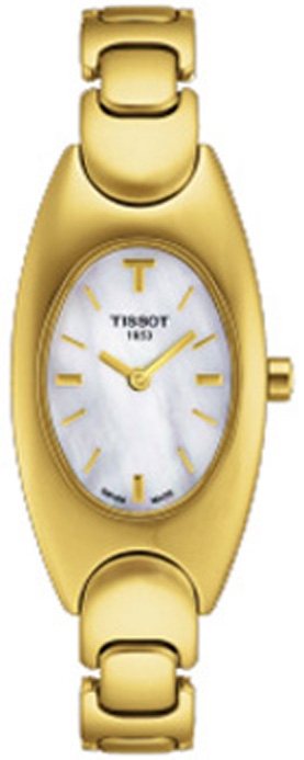 T05534581 Tissot T-Trend Cocktail Ladies Gold Quartz Pearl Dial Watch