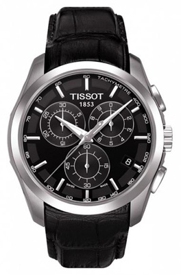 【2025年】高評価レビューアイテム特集 T035.617.16.051.00 Tissot Couturier Black Dial Quartz 時計