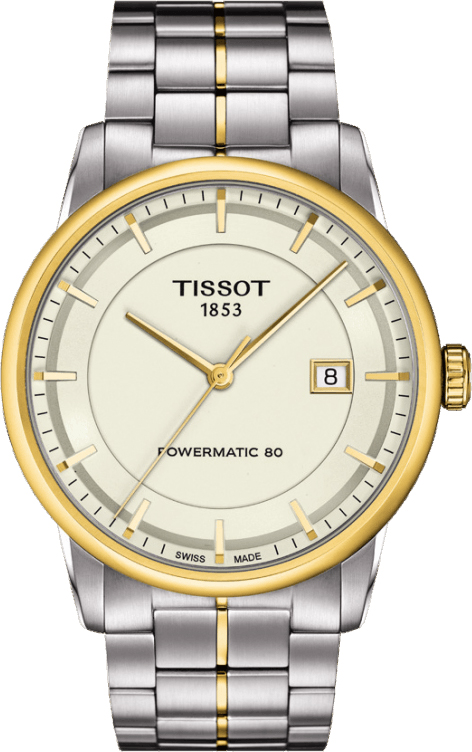 Tissot Luxury Auto -T086.407.22.261.00- Ivory Dial- Two Tone