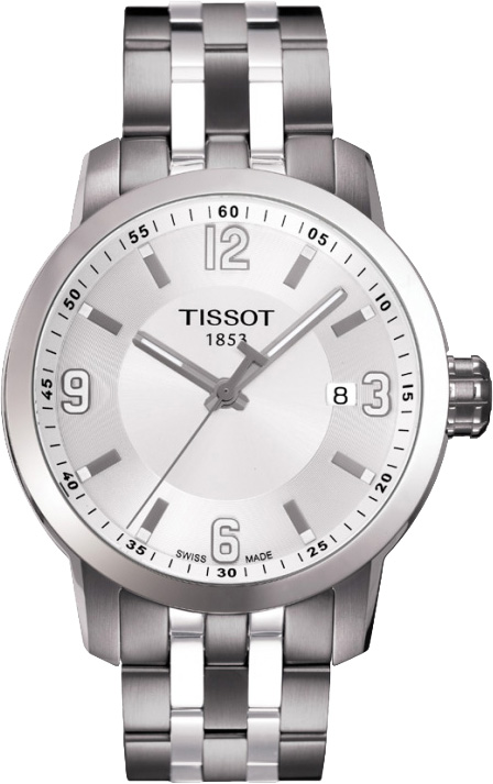 T055.410.11.017.00 PRC 200 White Dial Stainless Steel Tissot Gents