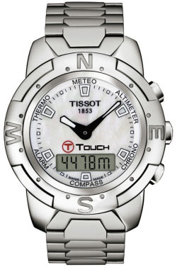 T33768881 Tissot T-Touch Mens Multi Function Touch Screen Pearl