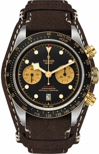 Tudor Black Bay Chrono S&G Black Dial Men's Watch M79363N-0002
