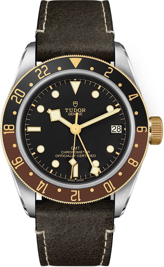 M79833MN-0003 Tudor Heritage Black Bay GMT S&G Mens Watch