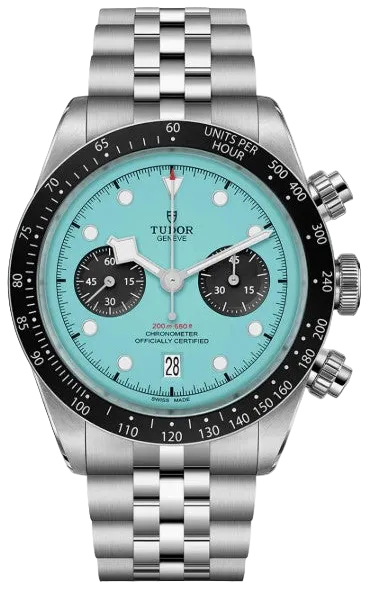 Tudor Black Bay Chrono Turquoise Dial Steel 41mm Men's Watch