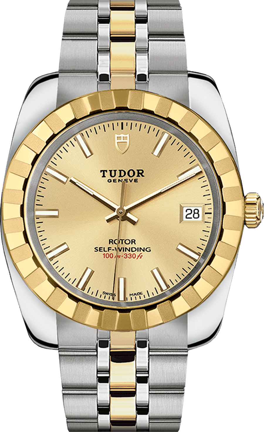 【コノキナンノキ】 TUDOR 腕時計 クラシックデイト21013 M21013-0002 Tudor Classic Date Champagne Dial Watch