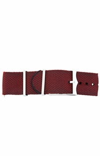 Tudor Heritage Black Bay 22mm Red Fabric Nato Strap 4324439