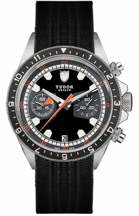 Tudor Heritage Chrono Black Dial Men's Watch M70330N-0003