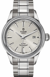 Tudor Style Silver Dial Women's Watch M12100-0001